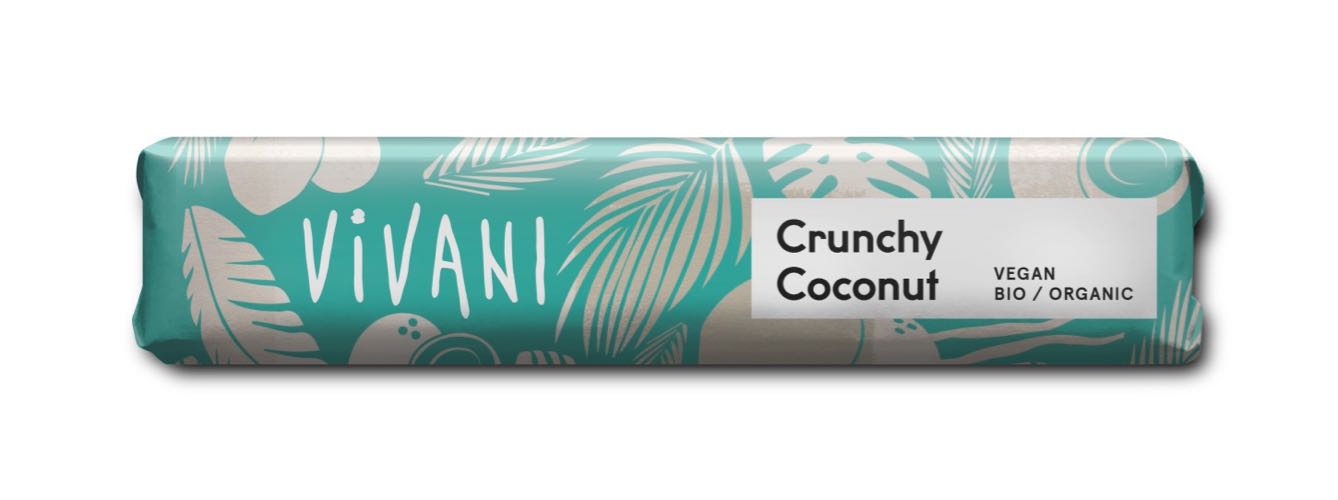Vivani Crunchy coconut reep bio 35g